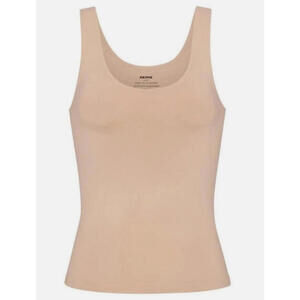 Skims Fits Everybody Smoothing Seamless Crop Tank Top, Clay, XL